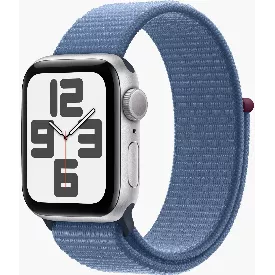 Смарт-часы Apple Watch Nike SE GPS 40 мм, Sport Loop, серебристый/синий
